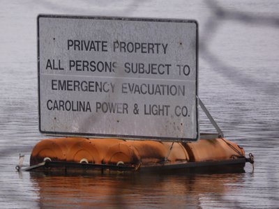 20190309 - Harris Lake - Lake Sign